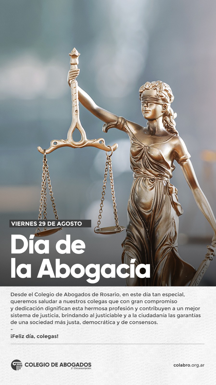 Día de la Abogacía - Viernes 29 de Agosto de 2025